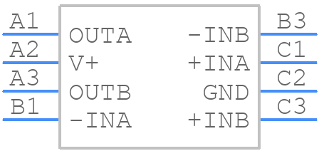 LM2903ITL/NOPB - Texas Instruments - PCB symbol