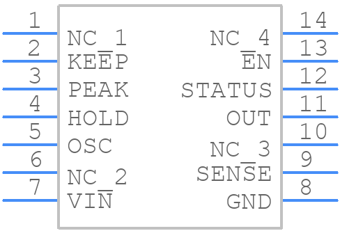 DRV110APWR - Texas Instruments - PCB symbol