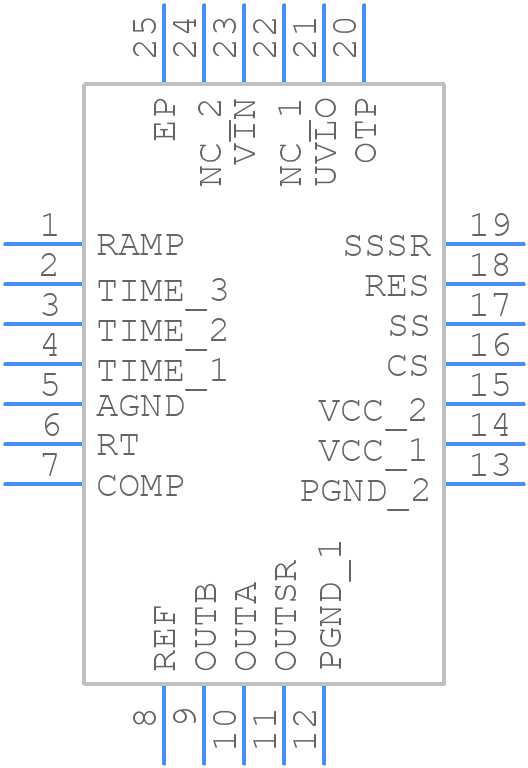 LM5027ASQ/NOPB - Texas Instruments - PCB symbol