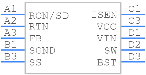 LM34919TL/NOPB - Texas Instruments - PCB symbol