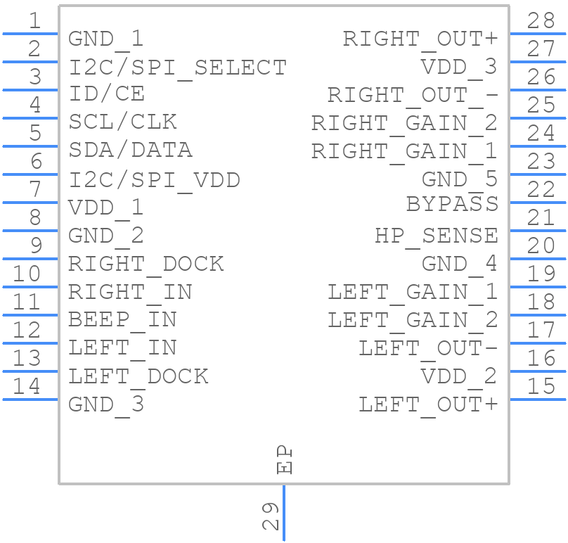 LM4936MH/NOPB - Texas Instruments - PCB symbol