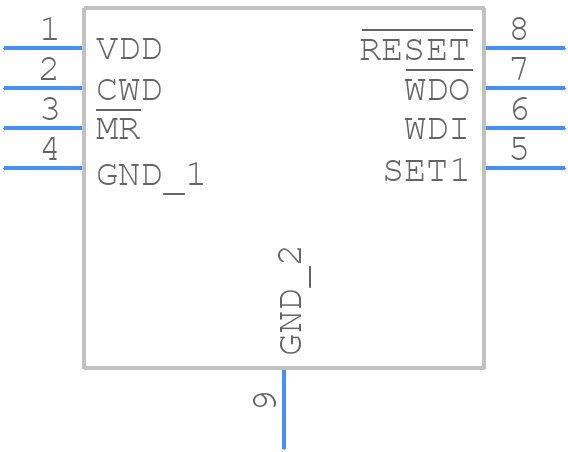 TPS3851G18SQDRBRQ1 - Texas Instruments - PCB symbol