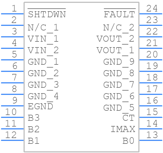 UCC3912PWP - Texas Instruments - PCB symbol