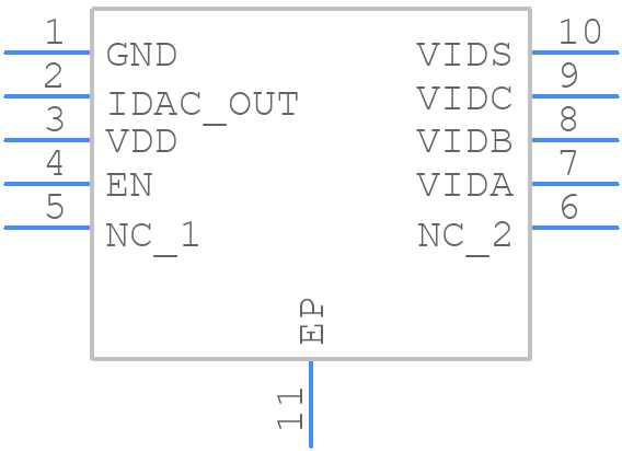 LM10010SD/NOPB - Texas Instruments - PCB symbol