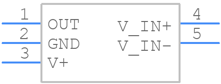 INA196AQDBVRQ1 - Texas Instruments - PCB symbol