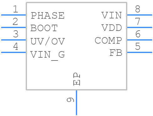 UCC25230DRMT - Texas Instruments - PCB symbol