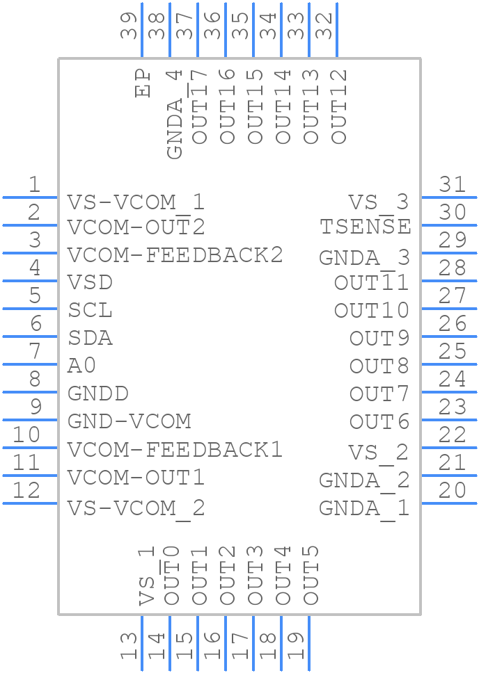 BUF18830AIRGFR - Texas Instruments - PCB symbol
