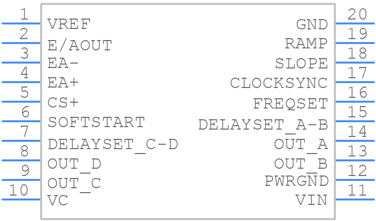 UC3876N - Texas Instruments - PCB symbol