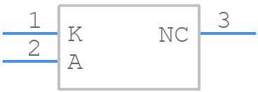 LM4041BIM3X-1.2/NOPB - Texas Instruments - PCB symbol