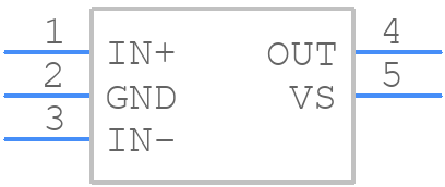 INA180A3IDBVT - Texas Instruments - PCB symbol