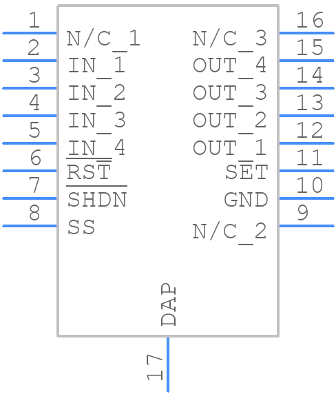 LP38869MHE/NOPB - Texas Instruments - PCB symbol