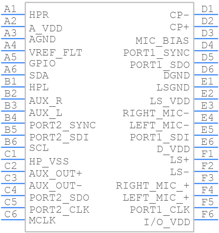 LM49350RL/NOPB - Texas Instruments - PCB symbol