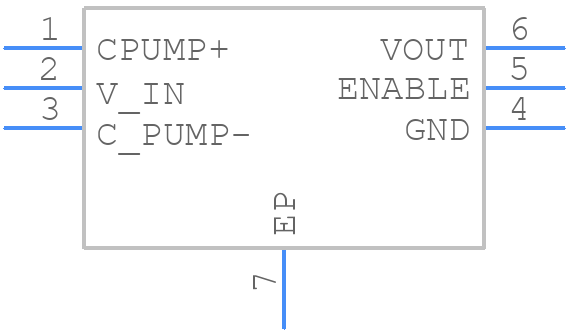 REG71050DRVT - Texas Instruments - PCB symbol