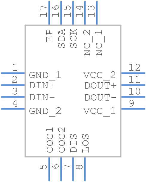 ONET1151PRGTT - Texas Instruments - PCB symbol