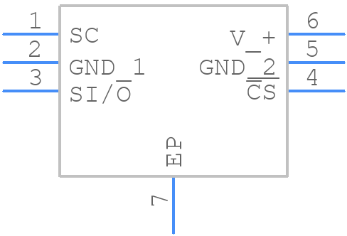 LM71CISD/NOPB - Texas Instruments - PCB symbol