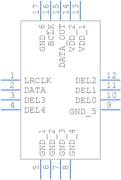 TPA5052RSAR - Texas Instruments - PCB symbol