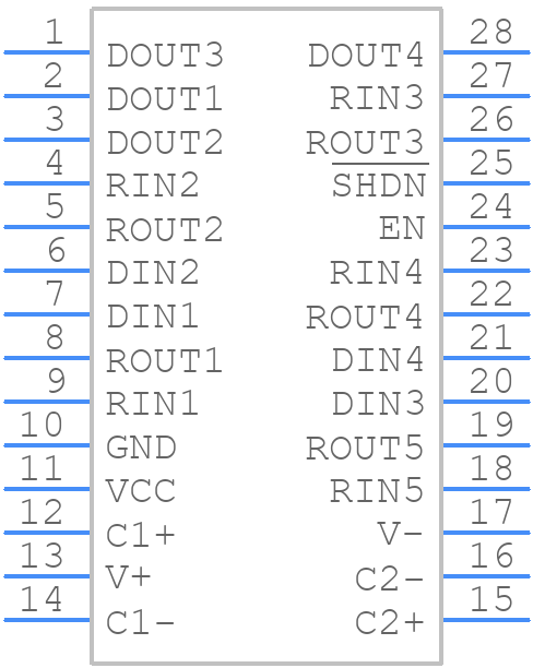 TRS213IDBR - Texas Instruments - PCB symbol