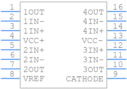 TSM102IDR - Texas Instruments - PCB symbol