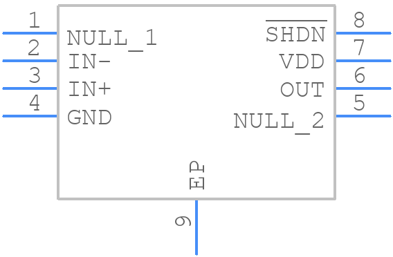TLC070IDGNR - Texas Instruments - PCB symbol