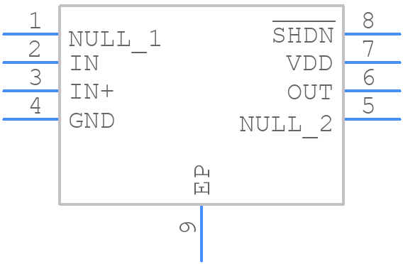 TLC080IDGNR - Texas Instruments - PCB symbol
