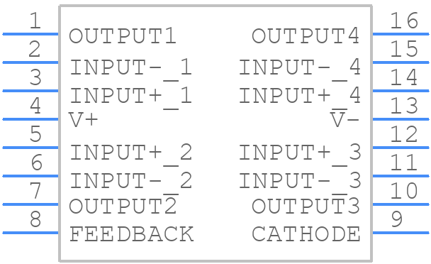 LM614IWM/NOPB - Texas Instruments - PCB symbol