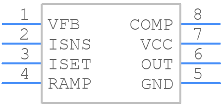 UC3852D - Texas Instruments - PCB symbol