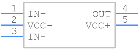 TLV2361CDBVR - Texas Instruments - PCB symbol