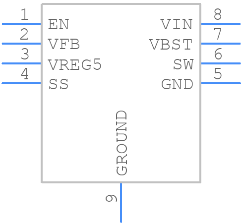TPS54428DDAR - Texas Instruments - PCB symbol
