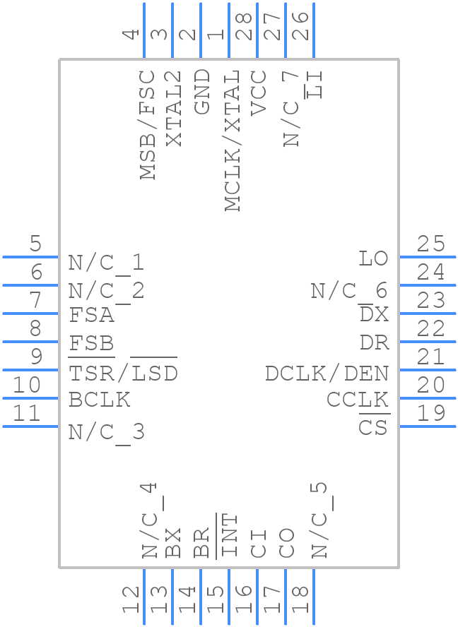TP3403V/NOPB - Texas Instruments - PCB symbol
