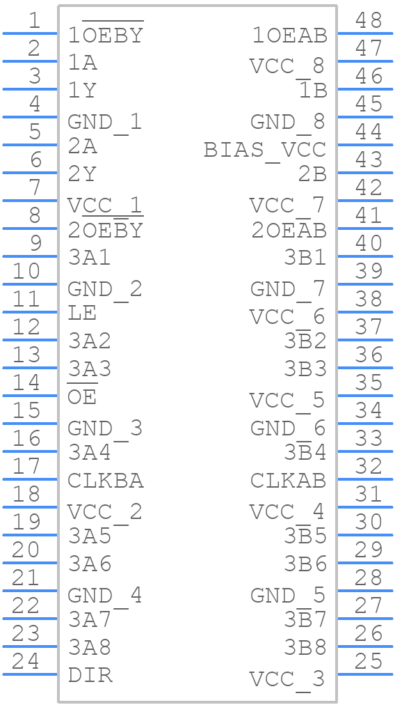CVMEH22501AIDGGREP - Texas Instruments - PCB symbol