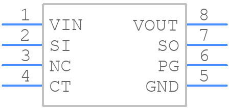 TPS7A6933QDRQ1 - Texas Instruments - PCB symbol