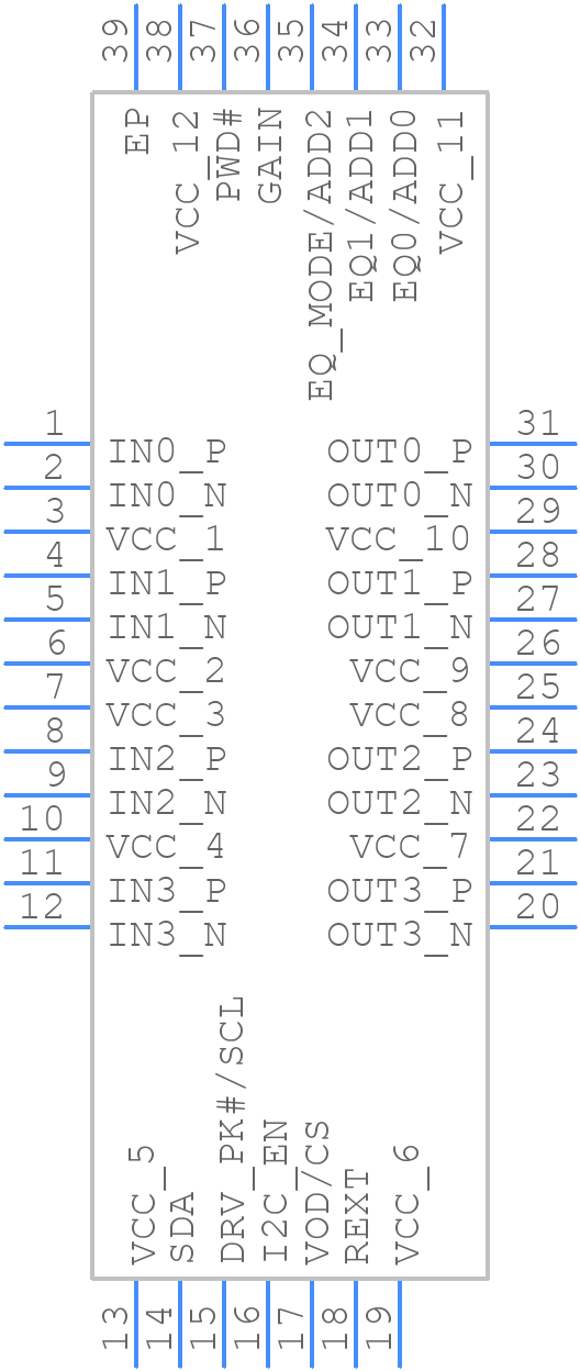 SN65LVCP1414RLJT - Texas Instruments - PCB symbol