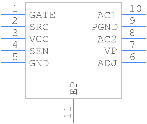 TPS92560DGQR/NOPB - Texas Instruments - PCB symbol