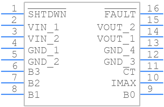 UCC2912DP - Texas Instruments - PCB symbol