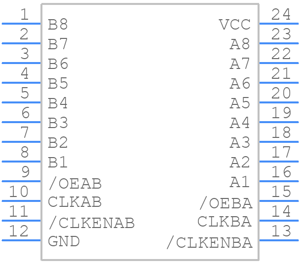 SN74LVTH2952PWR - Texas Instruments - PCB symbol