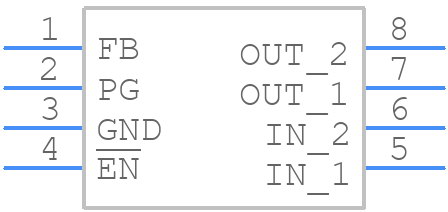 TPS76501QDRQ1 - Texas Instruments - PCB symbol