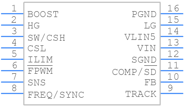 LM3495MTC/NOPB - Texas Instruments - PCB symbol
