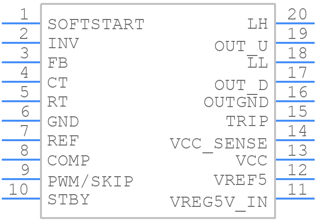 TPS5103IDB - Texas Instruments - PCB symbol