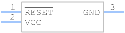 MCP809M3-2.93/NOPB - Texas Instruments - PCB symbol