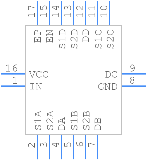 TS5V330RGYR - Texas Instruments - PCB symbol