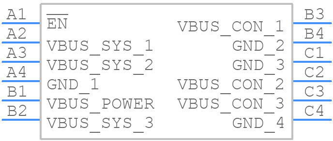 TPD1S514-3YZR - Texas Instruments - PCB symbol