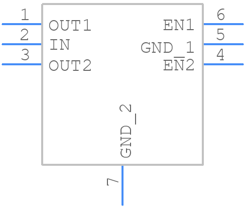 TPS71928-28DRVR - Texas Instruments - PCB symbol