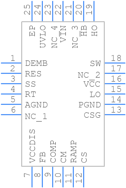 LM5117PSQE/NOPB - Texas Instruments - PCB symbol