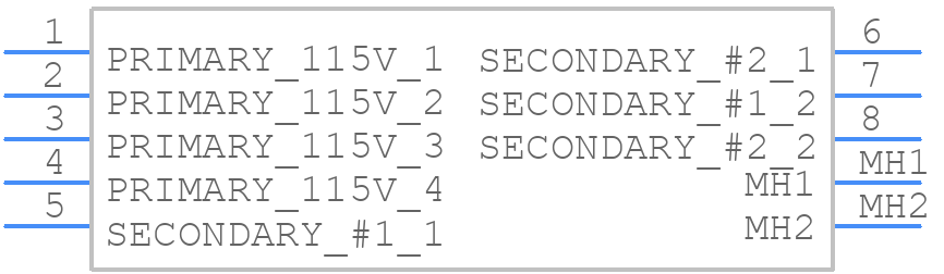 162F24-BULK - Hammond Manufacturing - PCB symbol