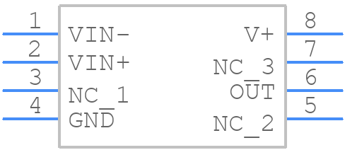INA168QPWRG4Q1 - Texas Instruments - PCB symbol