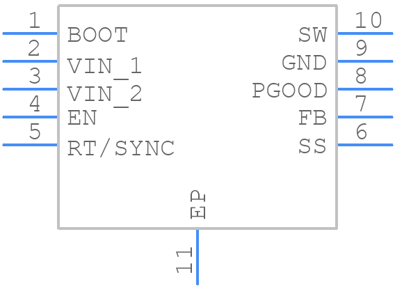 LMR14030SQDPRRQ1 - Texas Instruments - PCB symbol