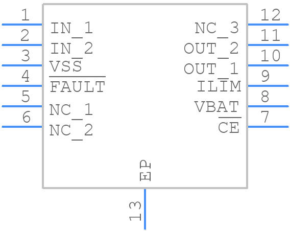 BQ24316DSJR - Texas Instruments - PCB symbol
