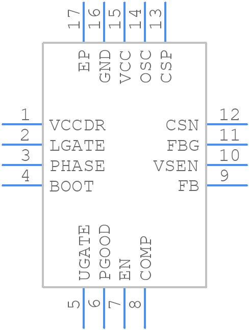 TPS53211RGTR - Texas Instruments - PCB symbol