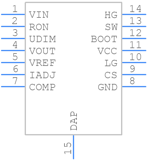 TPS92640PWPR/NOPB - Texas Instruments - PCB symbol