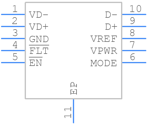 TPD2S703QDSKRQ1 - Texas Instruments - PCB symbol